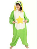 Faschingskostüm Kigurumi Pyjama Keroro Onesie grünes Flanellhemd Nachtwäsche für Erwachsene