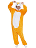 Faschingskostüm Kigurumi Pyjamas Onesie Fox Erwachsene Orange Easy Toilet Kigurumi Kostüme Karneval Kostüm