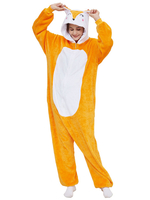 Faschingskostüm Kigurumi Pyjamas Onesie Fox Erwachsene Orange Easy Toilet Kigurumi Kostüme Karneval Kostüm