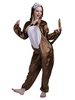 Faschingskostüm Kigurumi Pyjamas Onesie Monkey Adult Dunkelbraun Jumpsuit Kigurumi Kostüme Karneval Kostüm