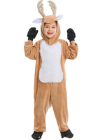 Faschingskostüm Kigurumi Pyjamas Onesie Rentier Kid s Velour Jumpsuit Nachtwäsche Karneval Kostüm