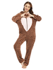 Faschingskostüm Kigurumi Pyjamas Onesie Schatz Häschen Khaki Flanell Overall Kigurumi Kostüme Karneval Kostüm