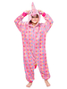 Faschingskostüm Kigurumi Pyjamas Onesie Unicorn Front Zip Kid Flanell einfach WC Overall Karneval Kostüm