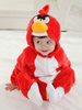 Faschingskostüm Kigurumi Pyjamas Strampelanzug Angry Birds Red Toddler Cartoon Jumpsuit Karneval Kostüm