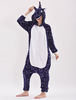 Faschingskostüm Kigurumi Pyjamas Unicorn Dreaming Stars Onesie Unisex-Flanell-Overalls Karneval Kostüm Karneval Kostüm