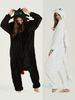 Faschingskostüm Kigurumi Pyjamas Zahnloses Onesie Jumpsuit Paar Kostüm Karneval Kostüm