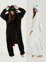 Faschingskostüm Kigurumi Pyjamas Zahnloses Onesie Jumpsuit Paar Kostüm Karneval Kostüm