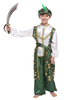 Faschingskostüm Kinder Aladdin Cosplay Grün Blumendruck 4 Stück Jungen Cosplay Kostüme Halloween Karneval Kostüm Karneval Kostüm