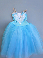 Faschingskostüm Kinder Ballett Tanzkleider Tutu Ballerina Kostüm für kleine Mädchen Karneval Kostüm