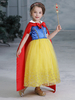 Faschingskostüm Kinder Cartoon Cosplay Schneewittchen Gelb Kleid Baumwollmischung Kinder Cosplay Kostüme Karneval Kostüm