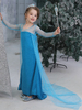 Faschingskostüm Kinder Elsa Cosplay Frozen Blue Kleid Tüll Kinder Cosplay Kostüme Karneval Kostüm