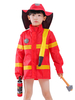 Faschingskostüm Kinder Feuerwehrmann Rot Cosplay Weste Hut Polyester Set Kinder Cosplay Kostüme