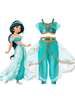 Faschingskostüm Kinder Halloween Cosplay Aladdin Prinzessin Jasmin Hose Weste Baumwolle Kinder Cosplay Kostüme Karneval Kostüm Karneval Kostüm