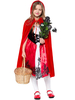 Faschingskostüm Kinder Halloween Cosplay Rotkäppchen Velour Kleid Mantel Cosplay Kostüme Karneval Kostüm
