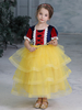Faschingskostüm Kinder Halloween Cosplay Schneewittchen Gelb Kleid Kind Prinzessin Cosplay Kostüme Karneval Kostüm