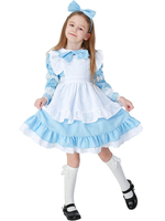 Faschingskostüm Kinder Halloween Kostüme Baby Blue Maid Kid Kostüm Karneval Kostüm