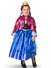 Faschingskostüm Kinder Kostüm Blau gefrorenen Anna-Kleid