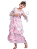 Faschingskostüm Kinder Kostüm Halloween Rüschen Schleife Rosa Prinzessin Kleid Karneval Kostüm Karneval Kostüm