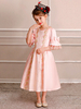Faschingskostüm Kinder Retro Kostüm Karneval Kleine Mädchen Royal Rokoko Kleid Rosa Bögen Spitze Satin Halbe Hülse Vintage Kleider Karneval Kostüm Karneval Kostüm