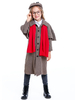 Faschingskostüm Kinder Sherlock Cosplay Coffee Brown Narbe Hut Baumwolle Leinen Kinder Cosplay Kostüme Karneval Kostüm Karneval Kostüm