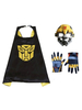 Faschingskostüm Kinder Transformers Kostüm Schwarz 3 Stück für Jungen Faschingskostüme