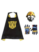 Faschingskostüm Kinder Transformers Kostüm Schwarz 3 Stück für Jungen Faschingskostüme