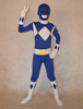 Faschingskostüm Kinder Zentai aus Elastan von Superheros in Blau