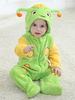 Faschingskostüm Kleinkind Kigurumi Pyjamas Onesie Caterpillar Cartoon Insect Flanell Jumpsuit