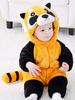 Faschingskostüm Kleinkinder Raccoon Pajamas 2021 Kigurumi Strampelanzug Orange Flanell Overall Für Kinder Karneval Kostüm Karneval Kostüm