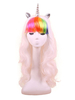 Faschingskostüm Kostüm 2021 Perück mit Thema von Unicorn in Weiß Hochwertige Synthetic Unisex Accessoires mit Perücke Karneval Kostüm