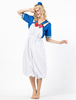 Faschingskostüm Kostüm Damen Donald Duck Funny Kostüm Bogen Two Tone White Holidays Kostüme Karneval Kostüm Karneval Kostüm
