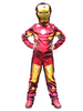 Faschingskostüm Kostüm für Kinder aus Roma-Strickstoffe Iron Man mit Cosplay Kostümen in Rot Baumwollmischung für Jungen Overall&mit Maske Karneval Kostüm Karneval Kostüm