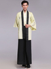 Faschingskostüm Kostüm Kimono Herren Fans Quasten gestreiften Samurai Kostüm Outfit Karneval Kostüm