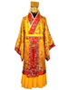 Faschingskostüm Kostüm Kostüm Imperial Robe alte Kaiserin Dragon Satin Kleid Set 3 Stück Karneval Kostüm