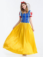 Faschingskostüm Kostüm Prinzessin Frauen langes Kleid mit Kopfbedeckung Karneval Kostüm
