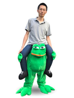 Faschingskostüm Kostüme mit Thema von Tier in Grün für Mardi Gras und Erwachsenen Unisex Velours Velours mit Accessoires&Hose Karneval Kostüm