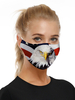 Faschingskostüm Kostümzubehör Maske 4. Juli Eagle Print