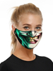 Faschingskostüm Kostümzubehör Maske Clown Print