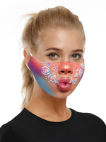 Faschingskostüm Kostümzubehör Maske Lustiger Gesichtsdruck