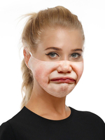Faschingskostüm Kostümzubehör Maske Lustiges Gesicht