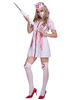 Faschingskostüm Krankenschwester Karneval Kostüm Weißes Blut PrintDress Frauen Urlaub Kostüme Karneval Kostüm