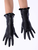 Faschingskostüm Latex Handschuhe in Schwarz