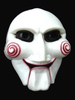 Faschingskostüm Latex Scary Maske Unisex Latex Saw Maske in Weiß mit Maske Karneval Kostüm