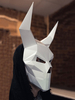 Faschingskostüm Latex Scary Maske von Teufel Accessoires Kunststoff Unisex mit Maske Karneval Kostüm