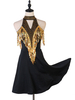 Faschingskostüm Latin Dance Kleider Strass Pailletten Backless Blonde Frauen Latin Tänzer Tanzen Wear