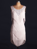 Faschingskostüm Latin Dance Kostüm Karneval Kostüm Frauen weißen Fransen Crystal Kleid