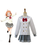 Faschingskostüm LoveLive! Sonnenschein!! Takami Chika Cosplay Kostüm Schulmädchen Cosplay Kostüm
