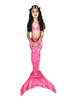 Faschingskostüm Meerjungfrau Kostüm Kinder Hot Pink Fischschwanz Badeanzüge 2 Stück Set Faschingskostüme