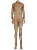 Faschingskostüm Mehrfarbigen Leopard Print Zentai schlank Fit Spandex Jumpsuit für Frauen