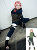 Faschingskostüm Naruto Ryūmei Sakura Chunin Cosplay Kostüm Mädchen Schuluniform